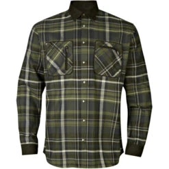 Härkila Men's Shirt Pajala (olive Check)