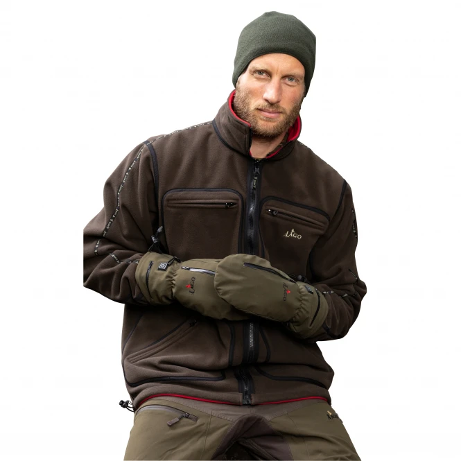 Il Lago Red Level Unisex Thermal Gloves 3 Il Lago Red Level Unisex Thermal Gloves - Afbeelding 3