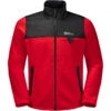 Jack Wolfskin DNA Grizzly Fleece Jacket (red/black)