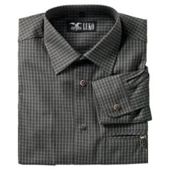 Luko Men's Shirt Check (olive/grey)