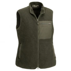 Pinewood Women's Fibre Fur Vest (dark Green)
